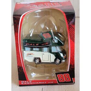 Trevco Dale Earnhardt‎ Jr Nation van camper 88 green ornament Xmas vintage
